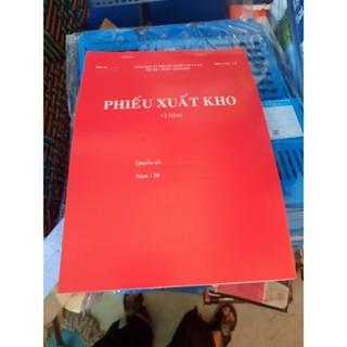 Combo 10 quyển phiếu xuất kho, phiếu nhập kho 1 liên, 2 liên, 3 liên A4