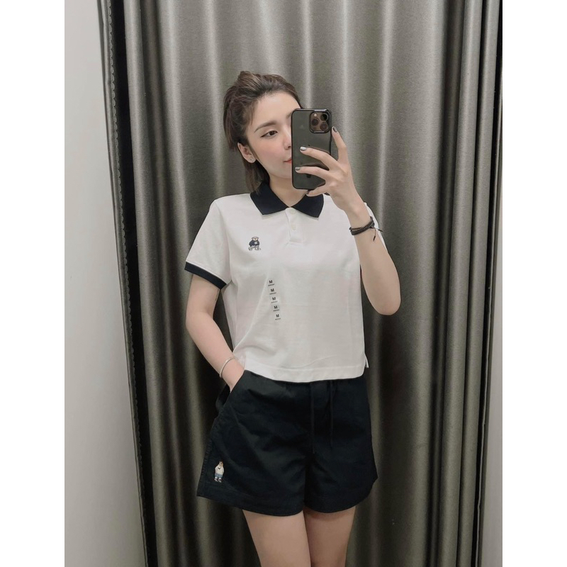 Áo thun polo nữ chất liệu vải dày dặn phong cách trẻ trung năng động