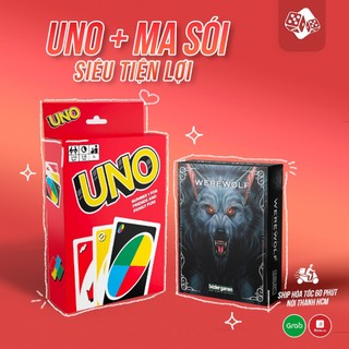 Combo Ma sói + UNO cơ bản 108 lá topboardgame