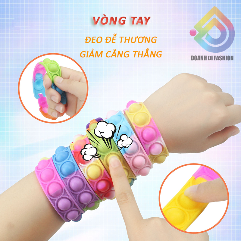 Đồ Chơi Popit 3D Cho Bé. Popit Trò Chơi Giảm Căng Thẳng. Bóng Bóp it Khủng Long Cú Mèo. Vòng Đeo Tay Pop it Giảm Stress
