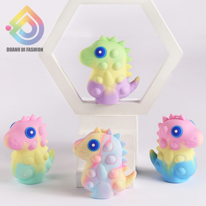 Đồ Chơi Popit 3D Cho Bé. Popit Trò Chơi Giảm Căng Thẳng. Bóng Bóp it Khủng Long Cú Mèo. Vòng Đeo Tay Pop it Giảm Stress
