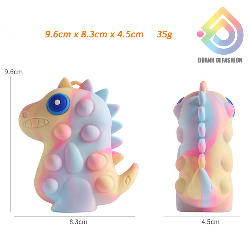 Đồ Chơi Popit 3D Cho Bé. Popit Trò Chơi Giảm Căng Thẳng. Bóng Bóp it Khủng Long Cú Mèo. Vòng Đeo Tay Pop it Giảm Stress