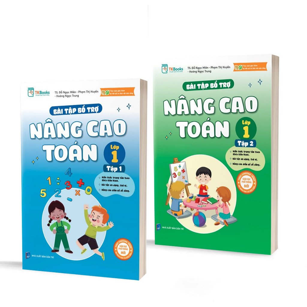 Sách - Combo Bài Tập Bổ Trợ Nâng Cao Toán Lớp 1