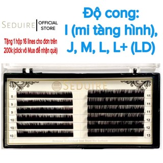  Mi khay SEDURE lông thỏ độ cong I  mi tàng hình  J M L L+  LD  siêu mềm tự nhiên dễ bắt keo 