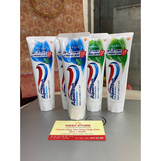 KEM ĐÁNH RĂNG AQUAFRESH TRÀ XANH và BẠC HÀ NHẬT BẢN 140G
