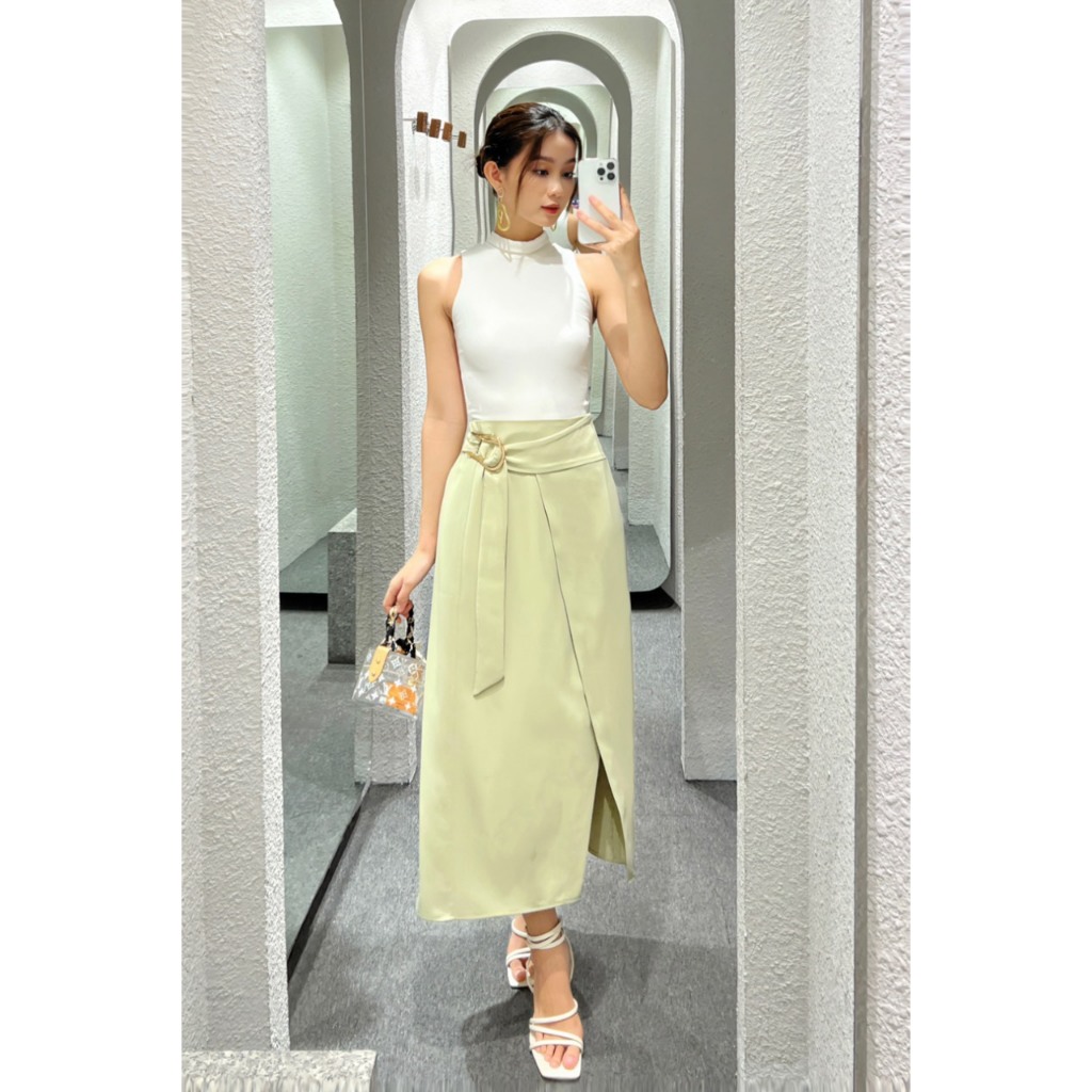 Váy wrap thắt đai - Everluxe