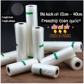 Túi hút chân không một 1 mặt nhám - Loại cuộn 5m túi rời 50 cái 100 cái