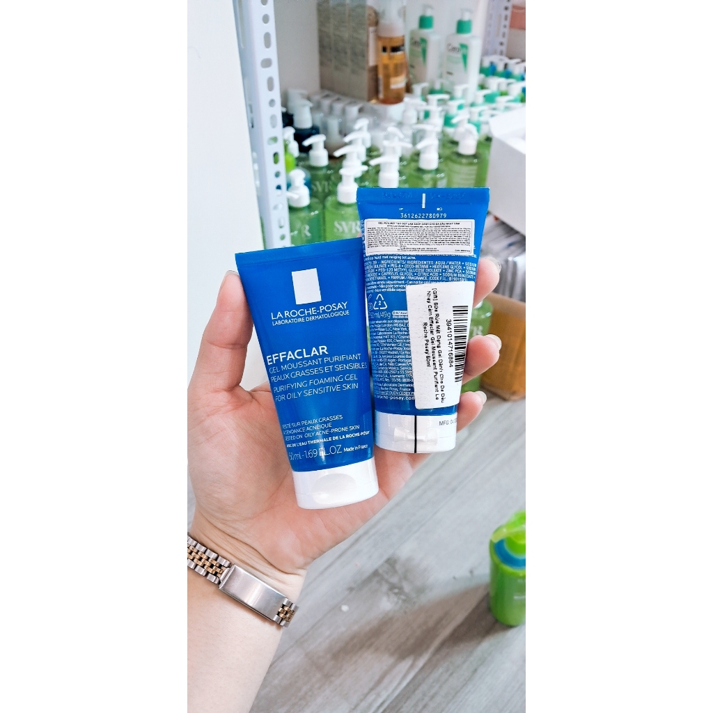 Gel rửa mặt làm sạch da La Roche-Posay Effaclar 50ml - Sunshine Official Store