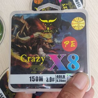 Dây câu cá PE TORO CRAZY X8 150m