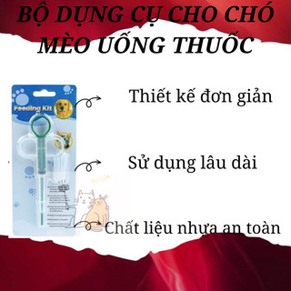 Ống bơm thu ốc và thức ăn cho chó mèo
