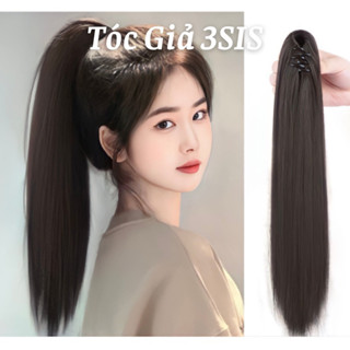 Tóc giả ngoặm thẳng dài có kẹp tiện lợi, tóc giả đuôi ngựa thời trang