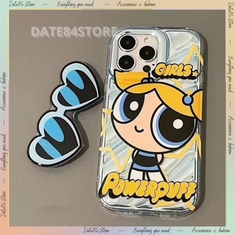 Ốp lưng ốp trong 3 cô gái siêu nhân cho iphone kèm POP kính mát Date84store