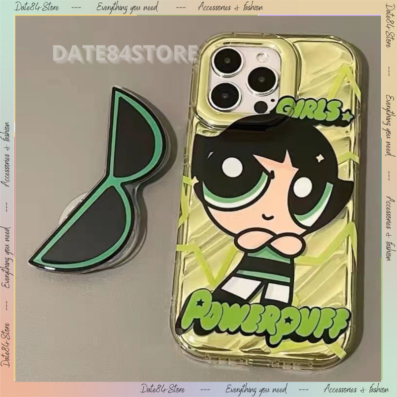 Ốp lưng ốp trong 3 cô gái siêu nhân cho iphone kèm POP kính mát Date84store