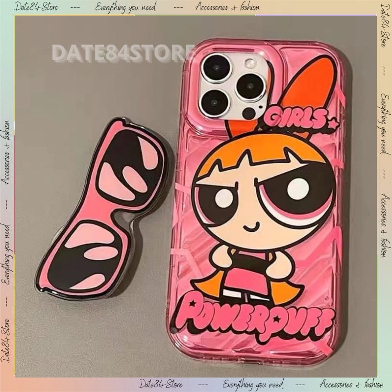 Ốp lưng ốp trong 3 cô gái siêu nhân cho iphone kèm POP kính mát Date84store