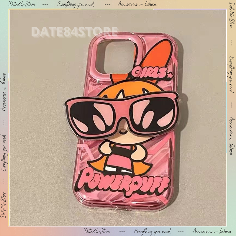 Ốp lưng ốp trong 3 cô gái siêu nhân cho iphone kèm POP kính mát Date84store