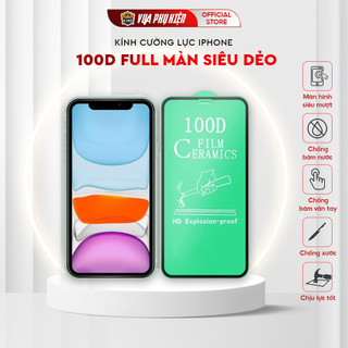 Kính cường lực iphone Full Màn ,KTMStore siêu dẻo,ip 6s plus/7plus/8plus/xs max/11promax/12Promax/13Promax