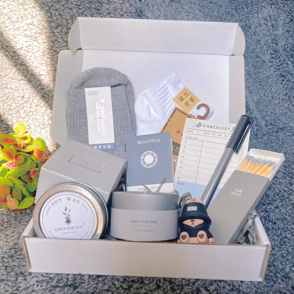 Combo Quà Tặng Cho Bạn Trai Box Quà Phụ Kiện Bạn Nam Sinh Nhật Quà Giáng Sinh Noel, Valentine 14/2