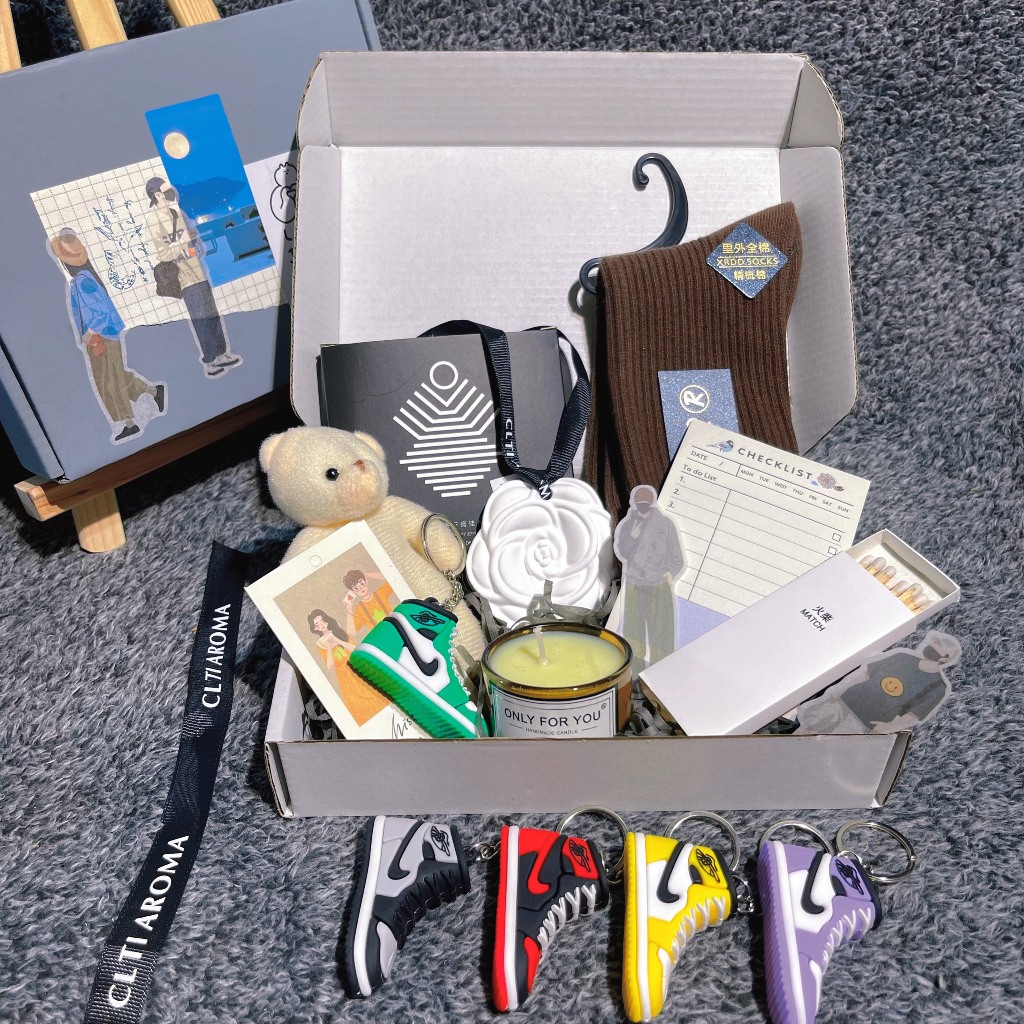 Combo Quà Tặng Cho Bạn Trai Box Quà Phụ Kiện Bạn Nam Sinh Nhật Quà Giáng Sinh Noel, Valentine 14/2