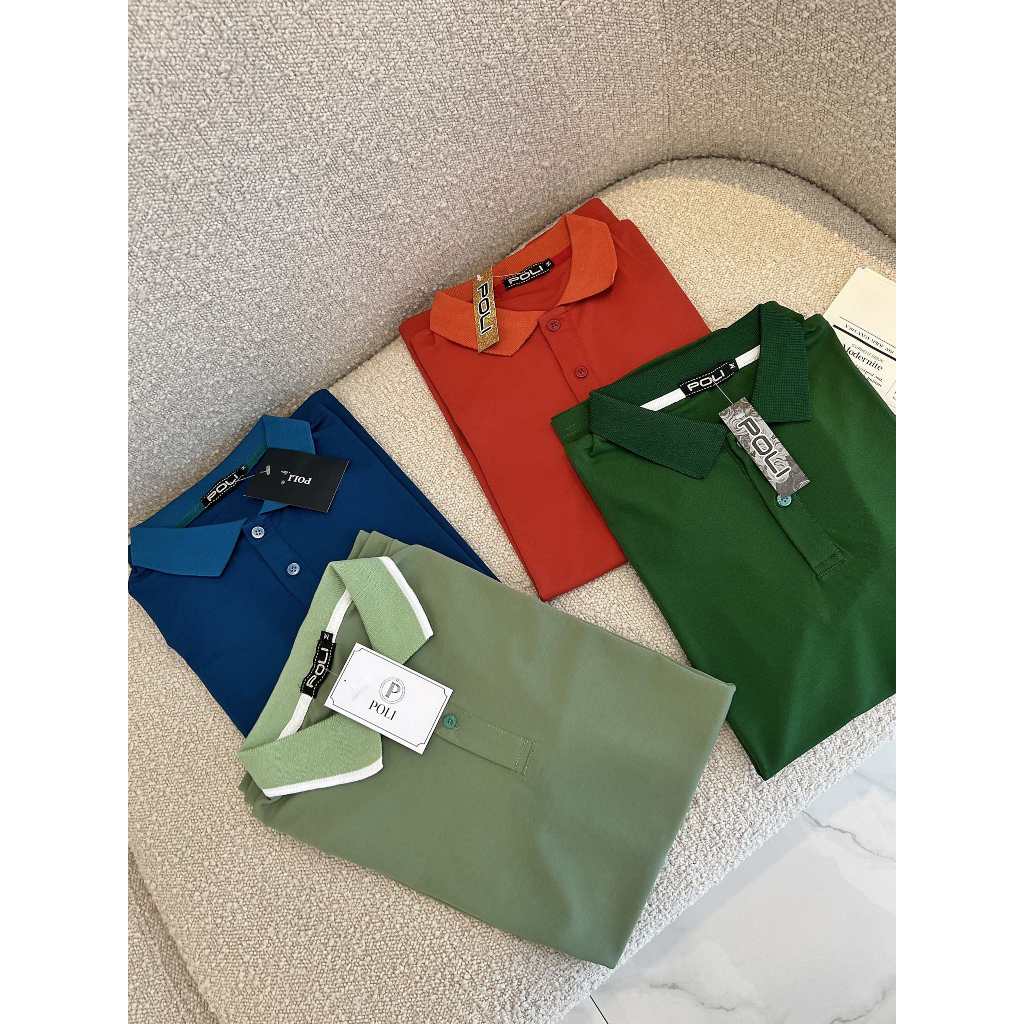 Áo polo nam POLI MAN vải smart cotton xuất xịn, nam tính, thanh lịch, sang trọng