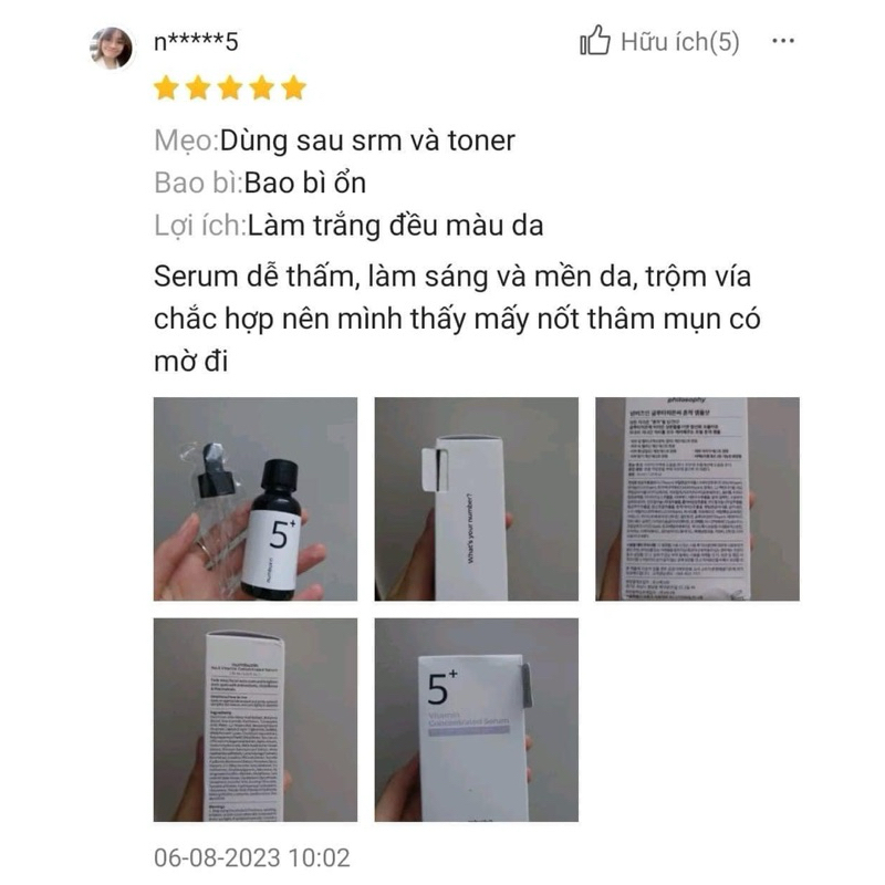 Tinh chất trắng da, chống lão hoá serum NUMBUZIN NUMBUZ:N NO.5 Vitamin C 561 ESTHEMAX