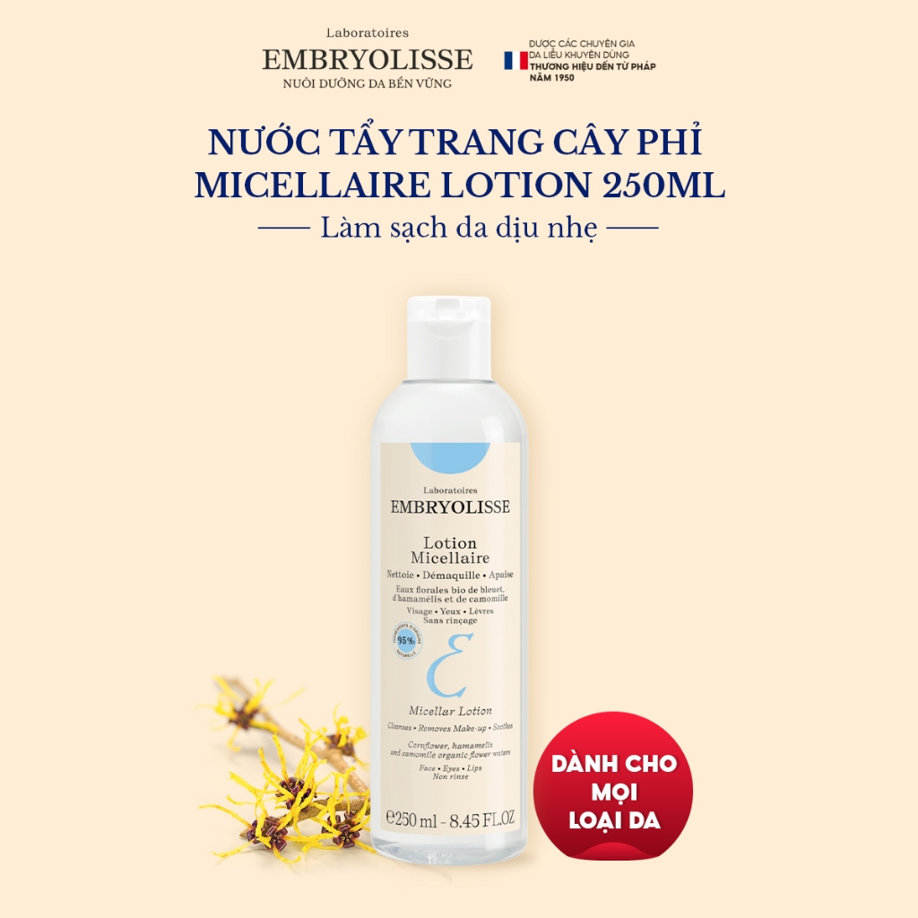 Nước Tẩy Trang Cây Phỉ Embryolisse Lotion Micellaire 250ml