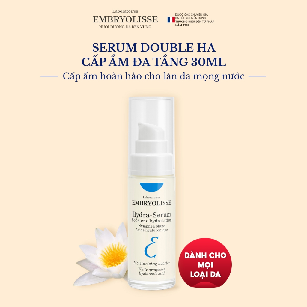 Serum double HA cấp ẩm đa tầng Embryolisse Hydra Serum 30ml