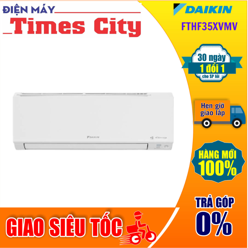 Điều hòa Daikin 2 chiều 12000BTU inverter FTHF35XVMV