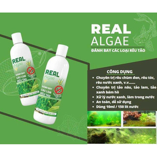 Real Algae đánh bay các loại rêu tảo, nước tảo xanh, rêu bám thành hồ