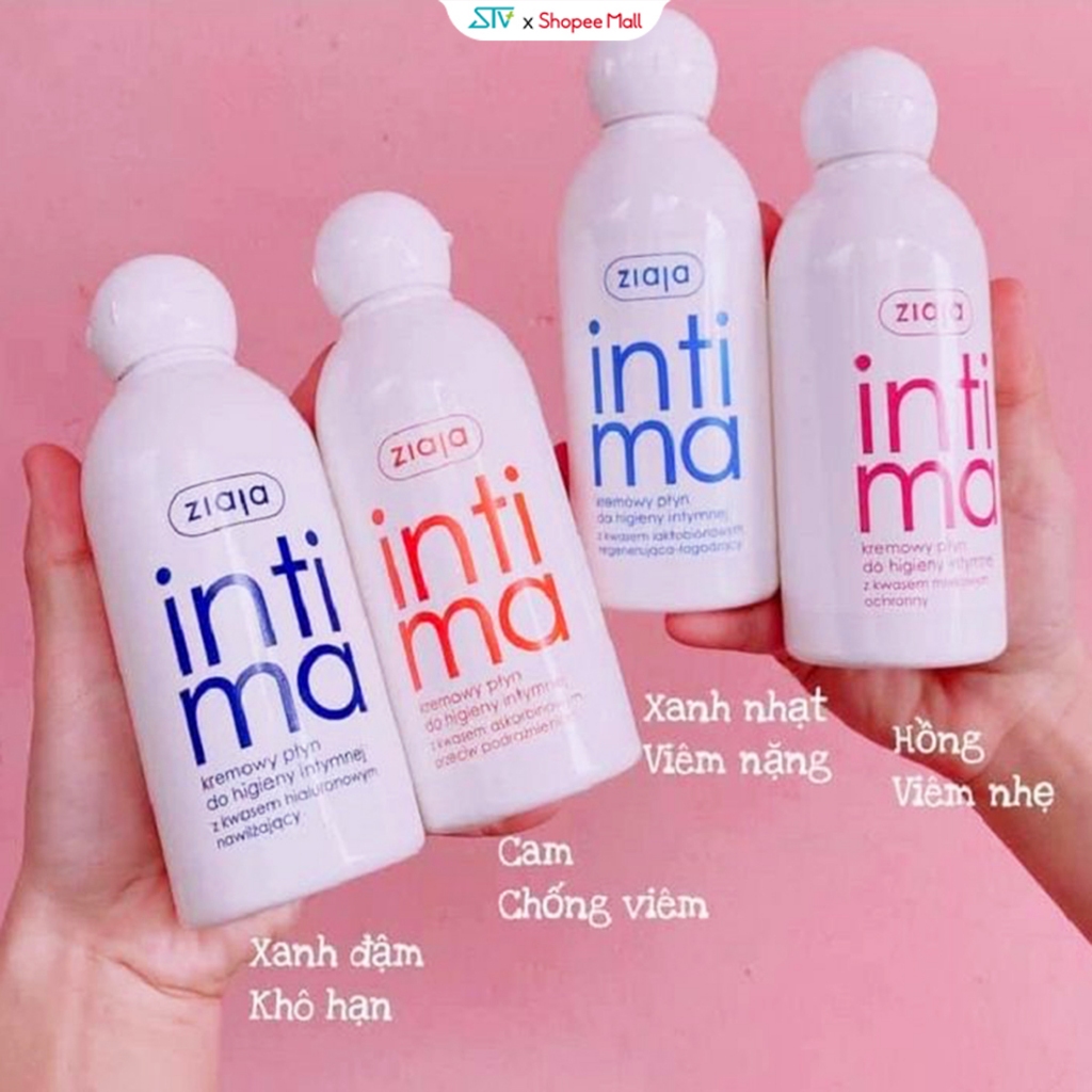 Dung Dịch Vệ Sinh Phụ Nữ Intima Ziaja Chính Hãng Hương Thơm Tự Nhiên