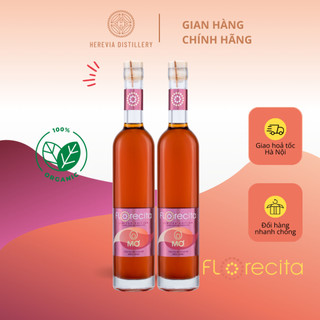 Combo 2 chai rượu mơ má đào lên men từ trái cây florecita limited edition 500 ml nồng độ 23% phiên bản đặc biệt
