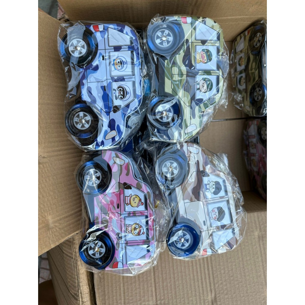 Két sắt mini hình ô tô cho bé trai bé gái