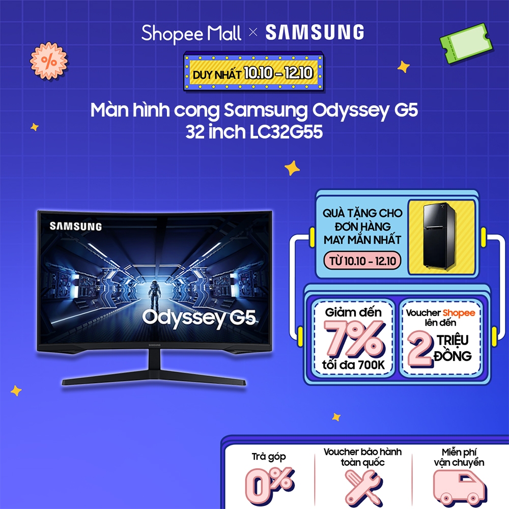 Màn hình cong Samsung LC32G55 dòng 32 inch