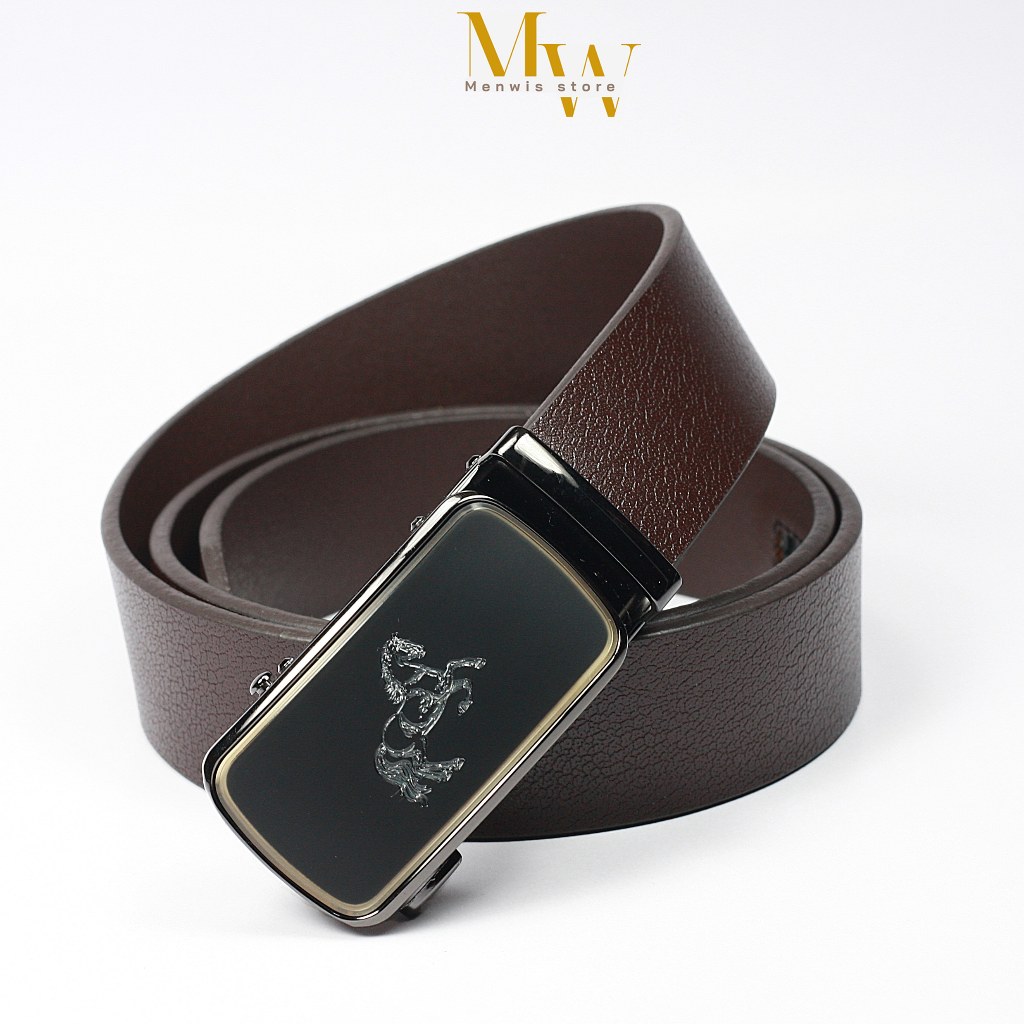 Thắt lưng nam cao cấp MENWIS S07, dây nịt nam da bò 1 lớp bản 3,5 cm mặt khóa chống gỉ sét, BH 12 tháng - dây nịch