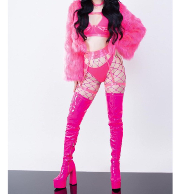 BOOT DA BÓNG 15CM GÓT VUÔNG ĐỦ MÀU DÀI QUA GỐI BOOTDANCER GIÁ SỈ CECE.STORE b1130