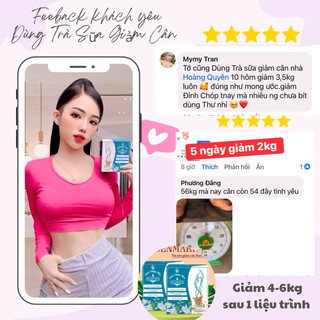 trà sữa giảm cân.Combo 6 hộp