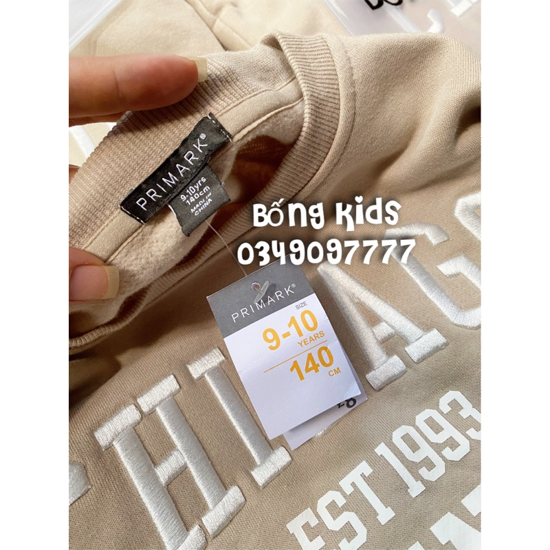 Áo Nỉ Bé Gái Thêu CHICAGO Be PR