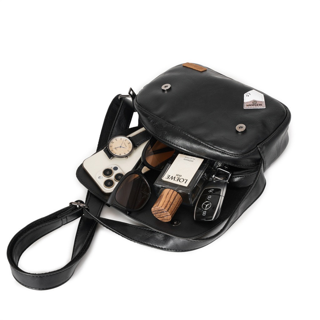 Túi Đeo Chéo Da Cao Cấp Unisex DETOLO