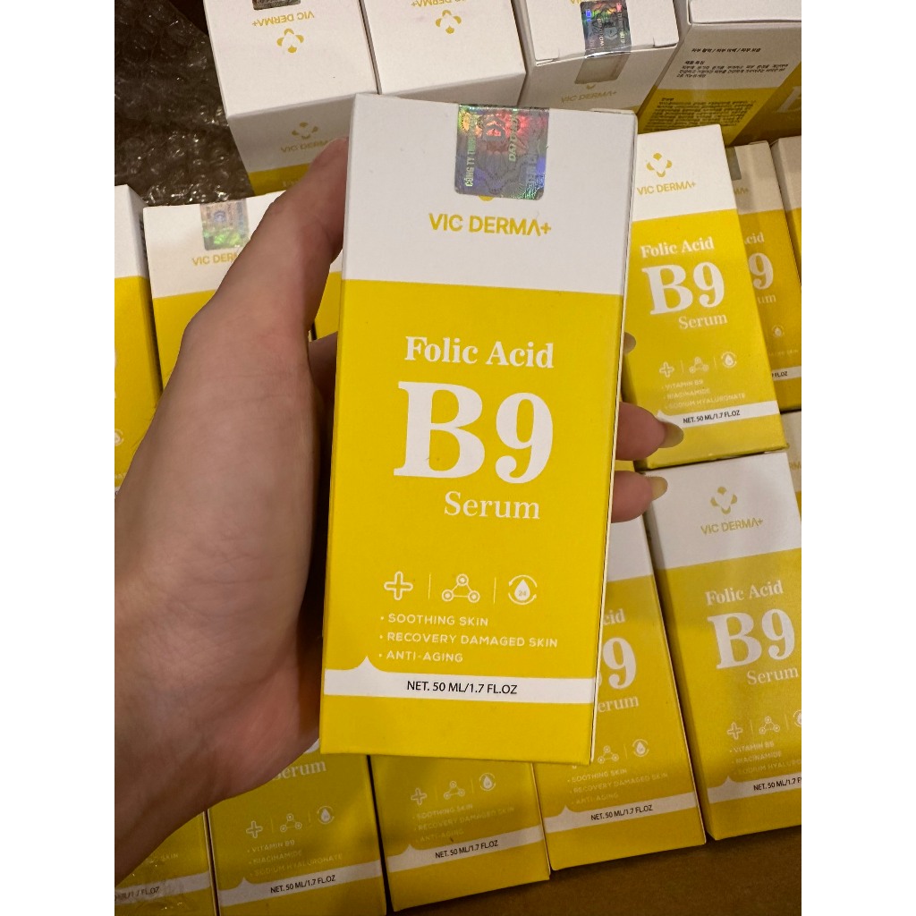 Tinh Chất Làm Dịu, Phục Hồi Da Vic Derma+ Folic Acid  Serum 50ml