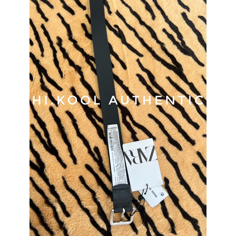 Thắt lưng da màu đen Zara authentic size 85