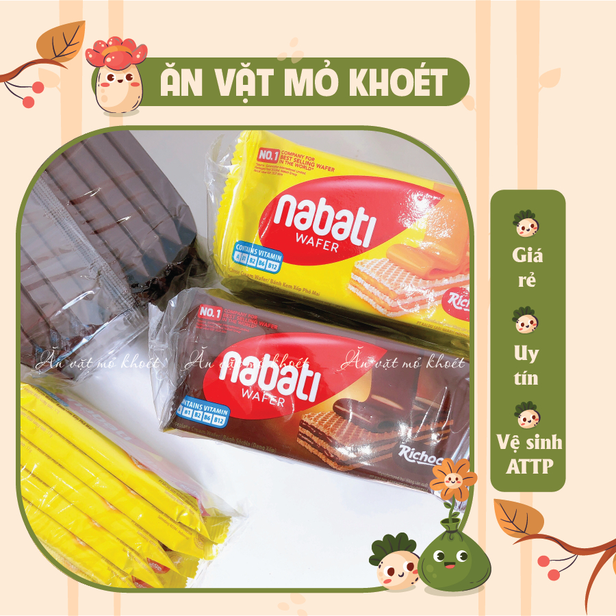 Bánh Nabati Phô mai/ socola  - Ăn vặt mỏ khoét