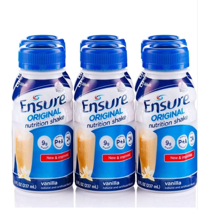 SỮA NƯỚC ENSURE HƯƠNG VANI LỐC 6CHAI