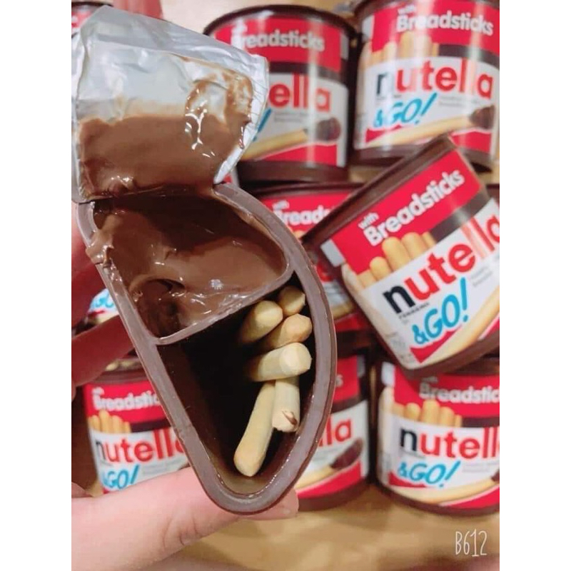 BÁNH QUE CHẤM SOCOLA NUTELLA & GO