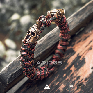Vòng tay nam, handmade, đẹp, không gỉ, Vòng tay Twin Sparta - Amigos