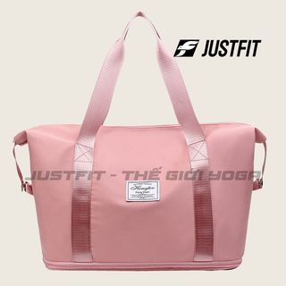 Túi du lịch cỡ lớn JUSTFIT STORE cho nam nữ đa năng đựng đồ mỹ phẩm cá nhân đi du lịch 2 tầng