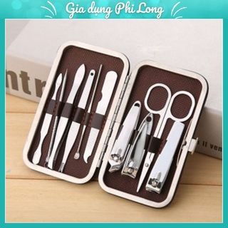 Bộ bấm móng tay 10 món thép không gỉ - bộ cắt móng tay làm nail cao cấp