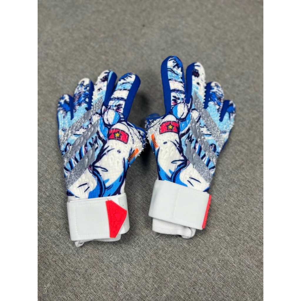 Găng tay thủ môn Adidas Predator Freak người lớn không xương siêu dính, bao tay thủ môn trẻ em siêu rẻ