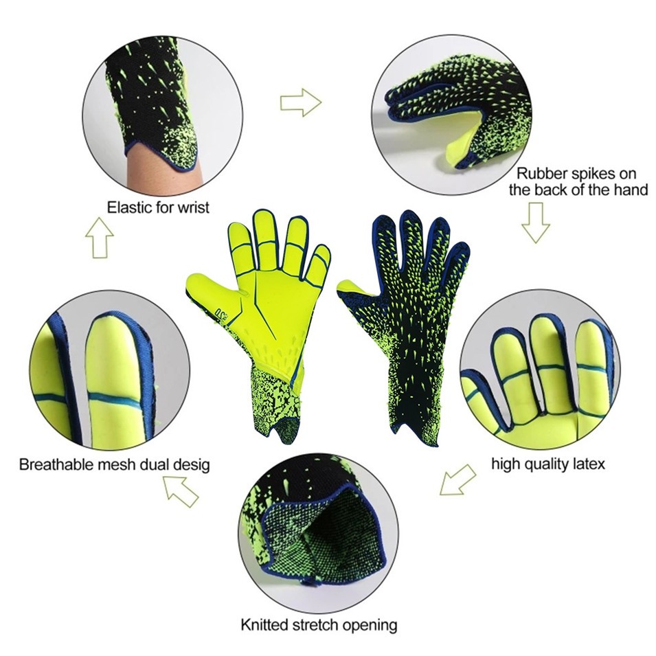 Găng tay thủ môn Adidas Predator Freak người lớn không xương siêu dính, bao tay thủ môn trẻ em siêu rẻ