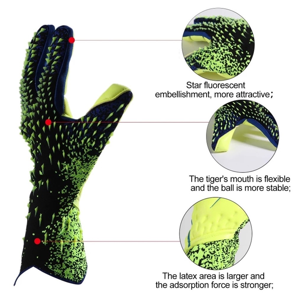 Găng tay thủ môn Adidas Predator Freak người lớn không xương siêu dính, bao tay thủ môn trẻ em siêu rẻ