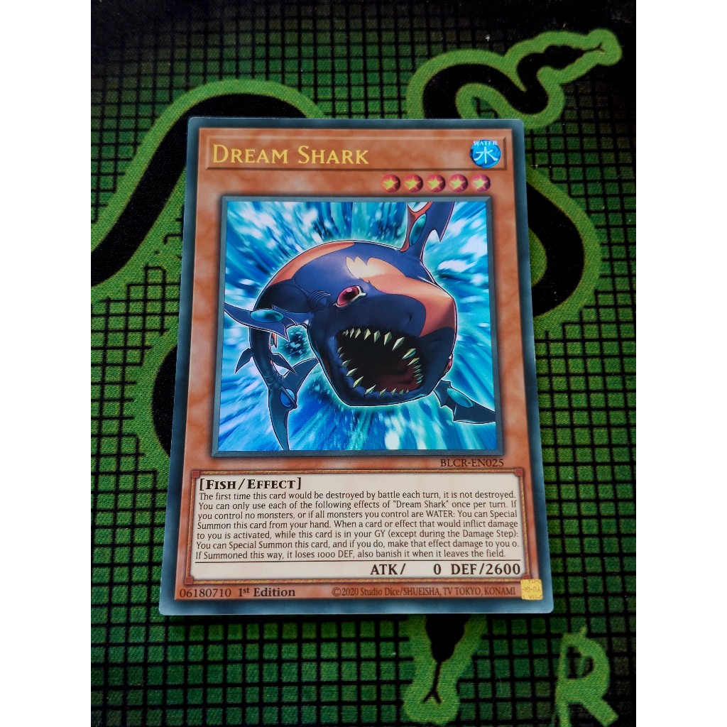 Thẻ Bài Mint90 Yugioh Monster Dream Shark - BLCR-EN025 - Ultra