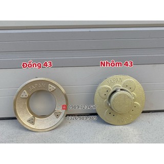 Mâm chia lửa, Đầu đốt bếp gas Sen Đồng và sen nhôm chữ JAPAN, lửa xanh tiết kiệm ga, lửa xanh
